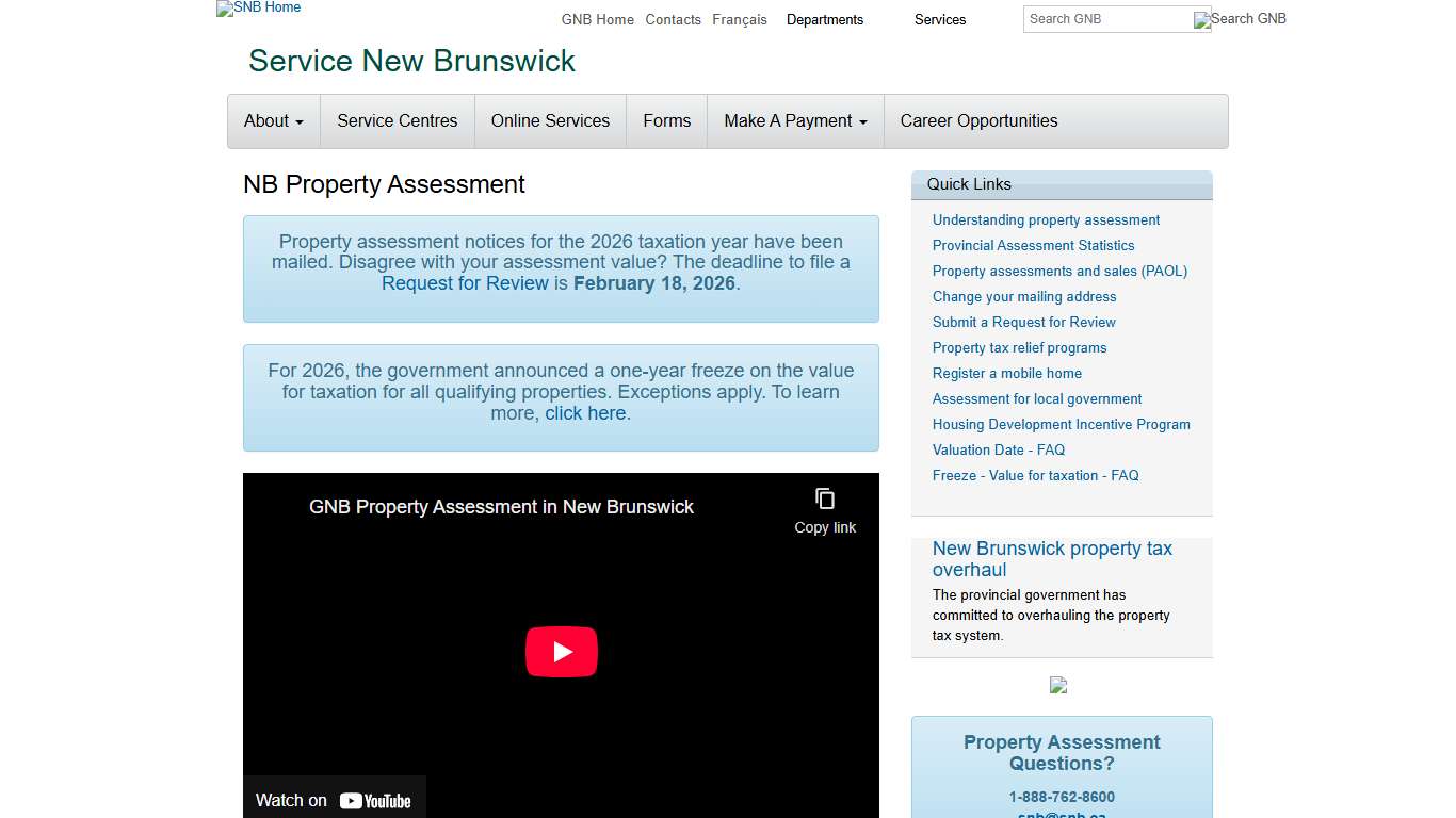 NB Property Assessment